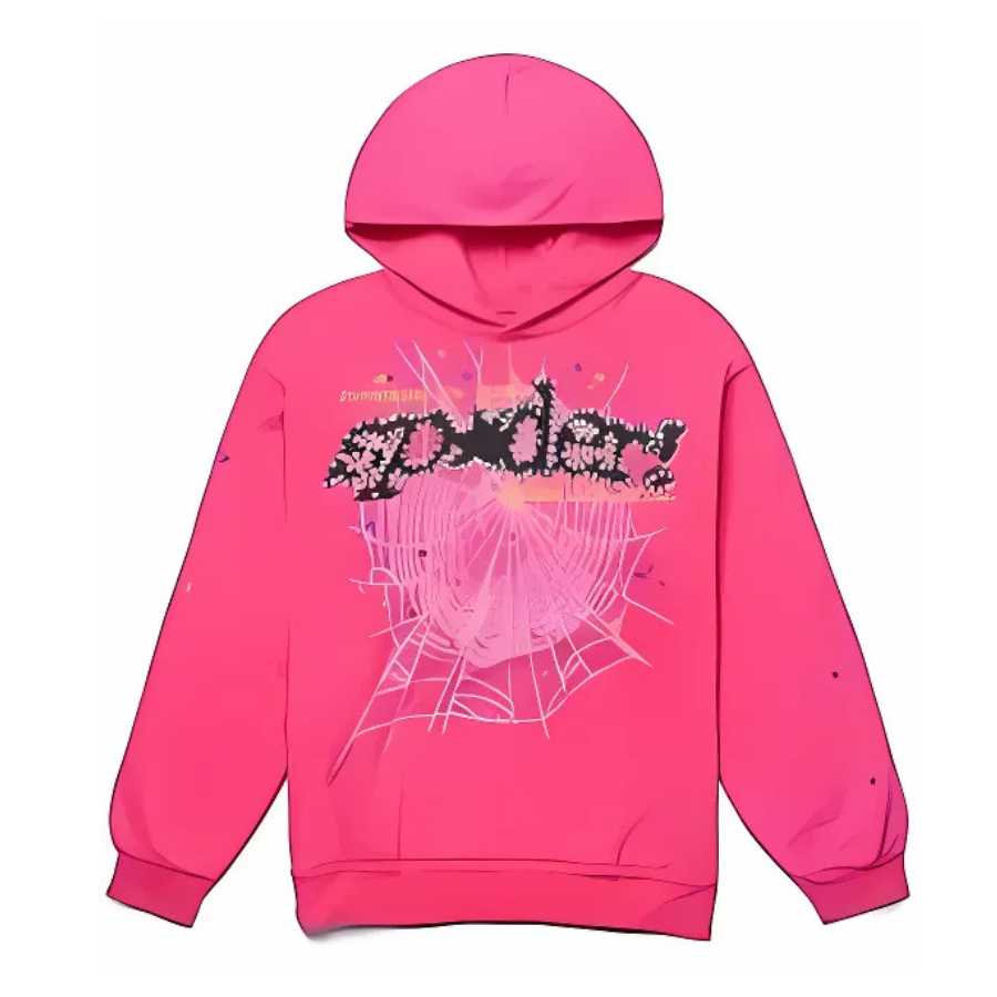 Pink Sp5der Hoodie