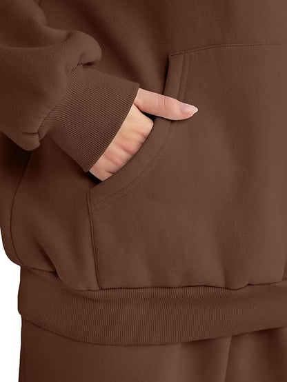 Brown Hoodie & Sweatpants
