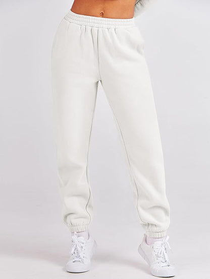 Cream White Hoodie & Sweatpants