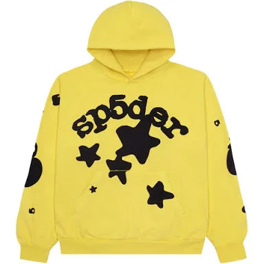 Yellow Sp5der hoodie