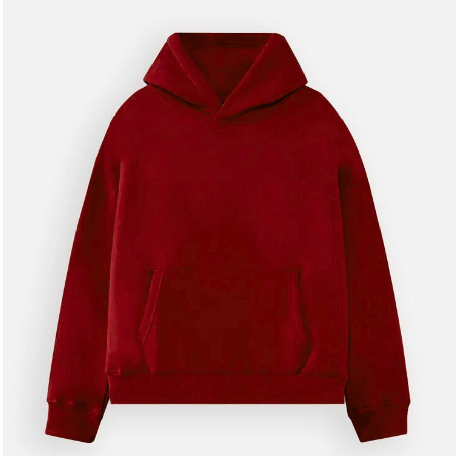 Red Hoodie and Sweatpants